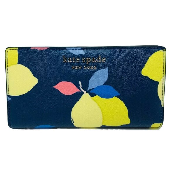 kate spade Handbags - Kate Spade Wallet Large Slim Blue #B-34